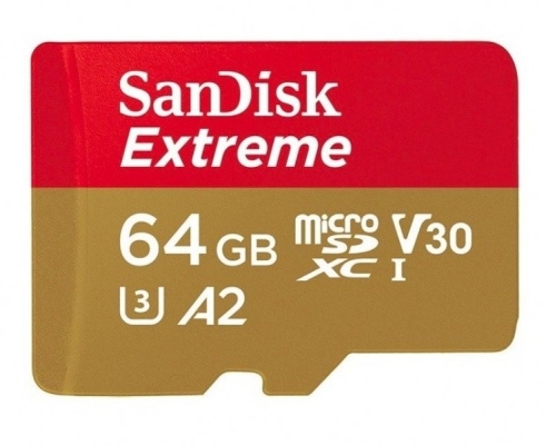 SanDisk Karta pamięci MicroSDHC SanDisk Extreme 64 GB