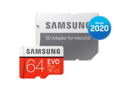 Karta pamięci Samsung EVO Plus 2020 microSD 64GB (