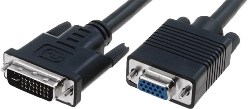Kabel dual link D-Sub 15pin HD na DVI-I (24+5)