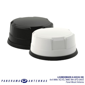 Panorama Antennas Antena dookólna 4G/5G 4xMIMO GPS czarna
