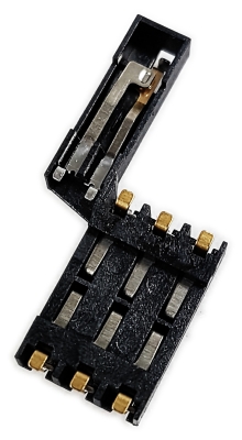 Złącze SIM (85.60×54.00×0.76mm) 6-pin SMD wsuwane