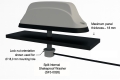 Panorama Antennas Cienka nakrętka dzielona M18x1